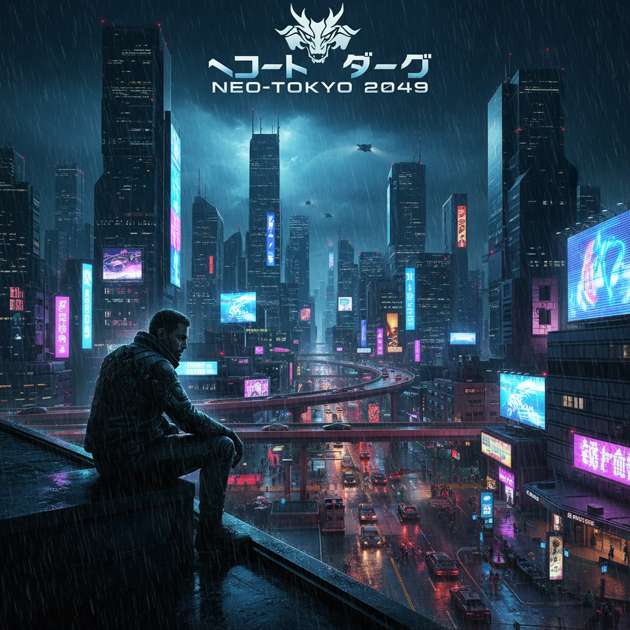 Neon Divide - Jabali AI Poster