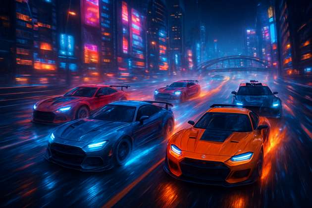 Neon Street Rivals - Jabali AI Poster