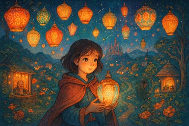 Lanternlight Odyssey - Jabali AI Poster