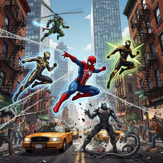 Spider Rise NYC - Jabali AI Poster
