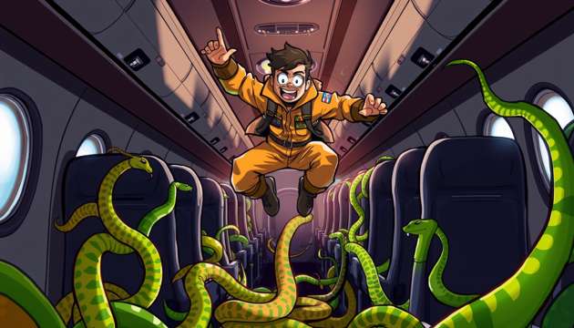 Snake-Flight Panic - Jabali AI Poster