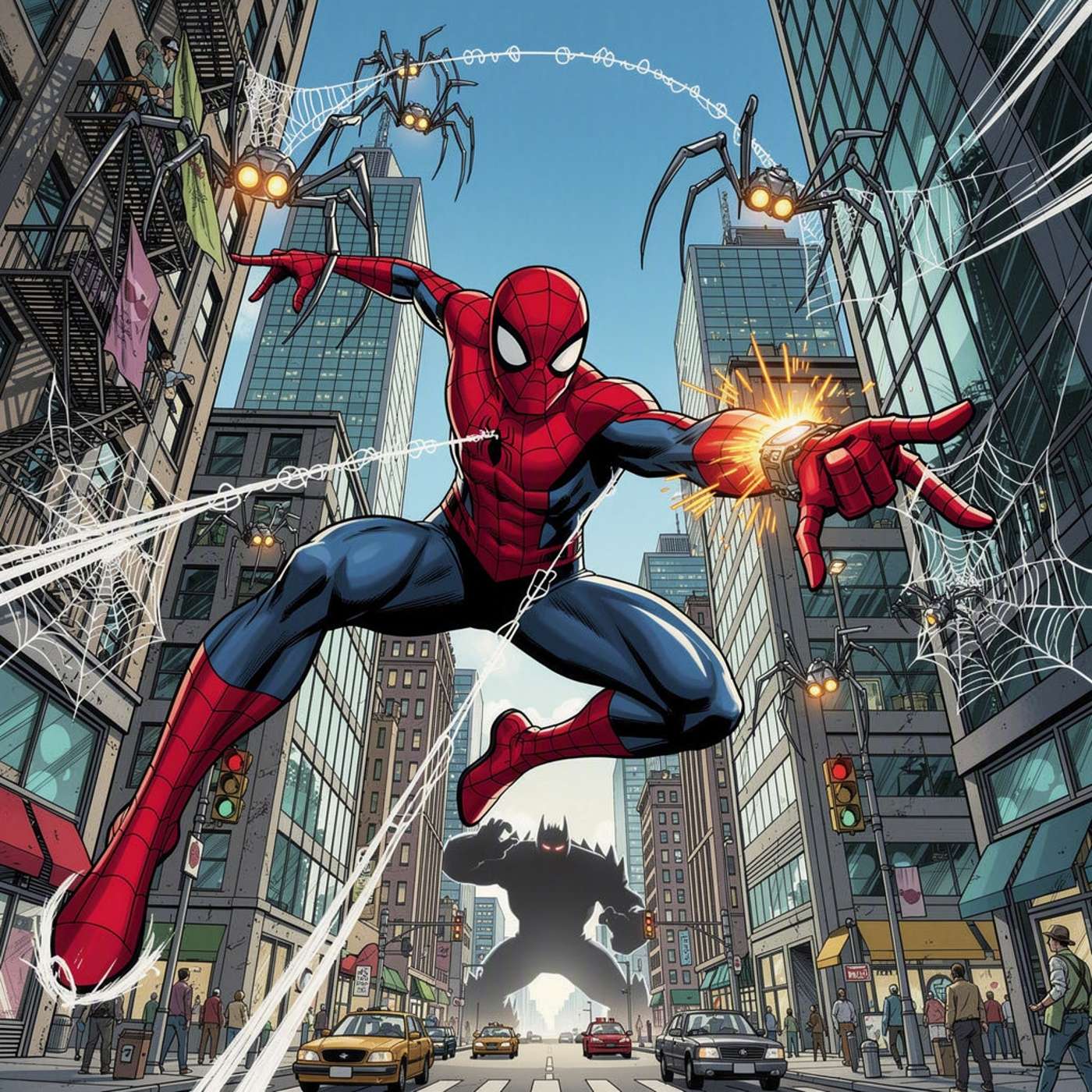 Spider Swing City game artwork