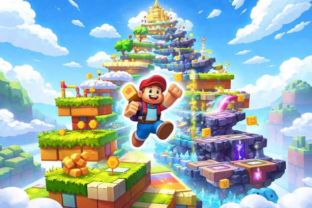 Obby World 15 Levels - Jabali AI Poster