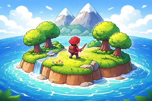 Explorador de la Isla - Jabali AI Poster