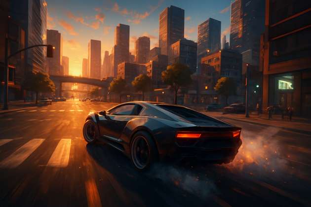 Metropolis Drive - Jabali AI Poster