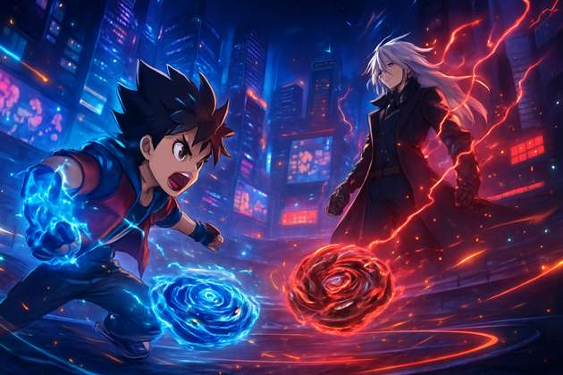 Beyblade Burst Battle - Jabali AI Poster