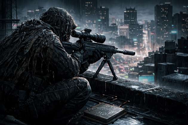 Ghost Meridian Sniper Ops - Jabali AI Poster