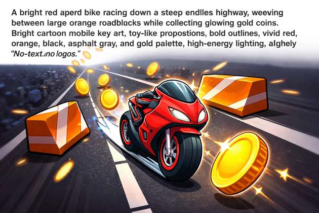 Road Rush Rider - Jabali AI Poster