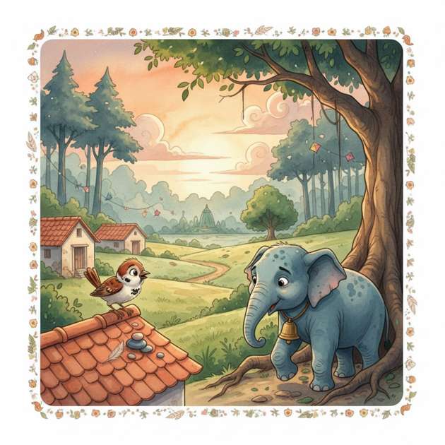 Chimney च and the Brass Bell - Jabali AI Poster