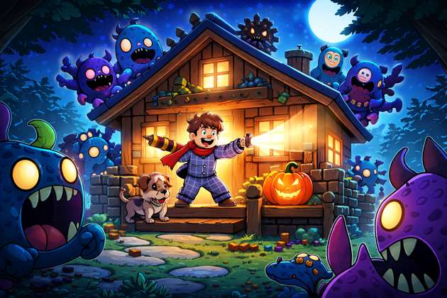 Защити Дом от Монстров - Jabali AI Poster