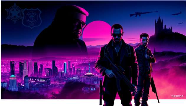 City of Vice - Jabali AI Poster