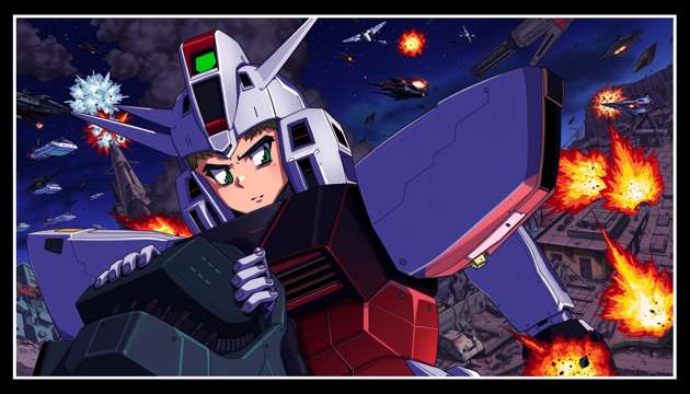 Mobile Suit Gundam: Echoes of Conflict - Jabali AI Poster