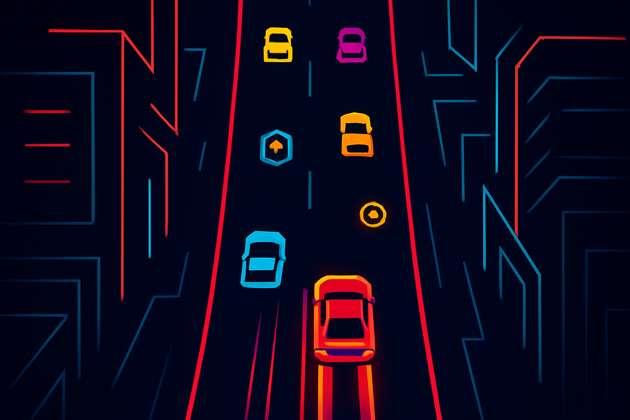 Neon Street Gauntlet - Jabali AI Poster