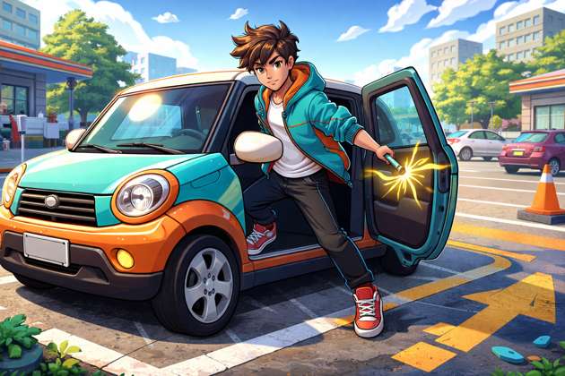Press E to Drive - Jabali AI Poster
