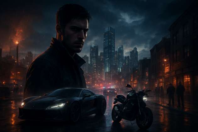 City of Vice - Jabali AI Poster