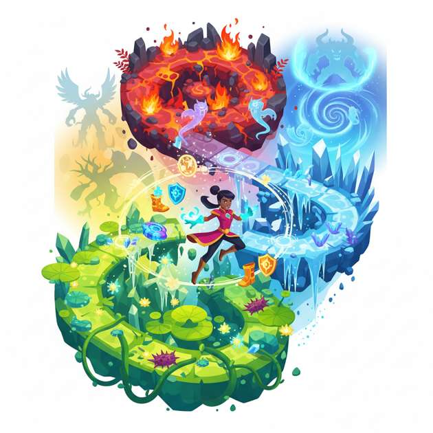 Relic Realms - Jabali AI Poster
