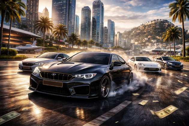Billionaire Car City - Jabali AI Poster