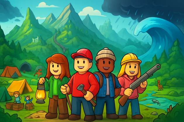 Tsunami Survival Mountain - Jabali AI Poster