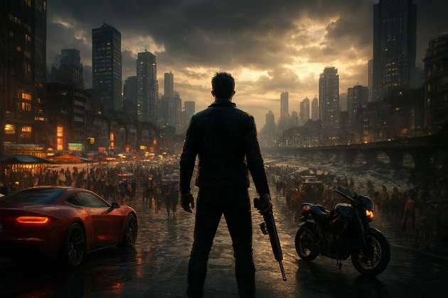 City of Unruly Paths - Jabali AI Poster