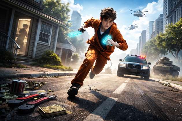 Street Escape Run - Jabali AI Poster