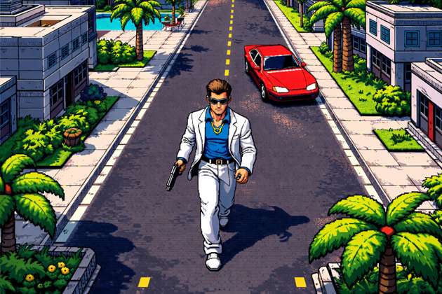 Vice Block City - Jabali AI Poster