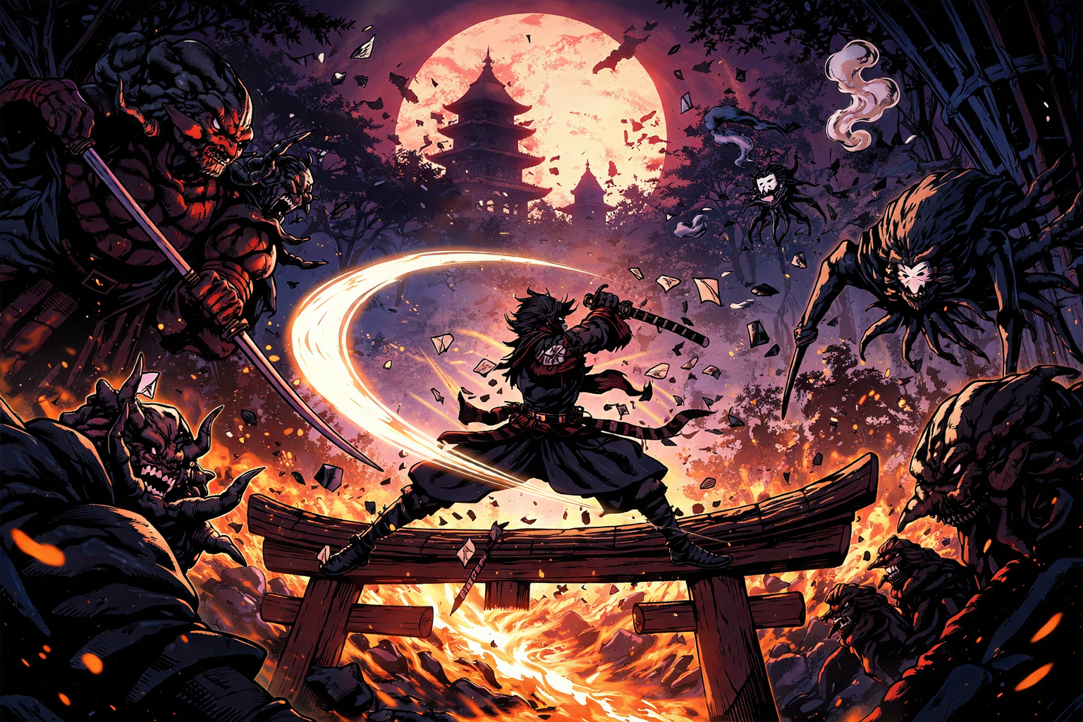 Demon Slash Samurai - Instant game by Jabali AI