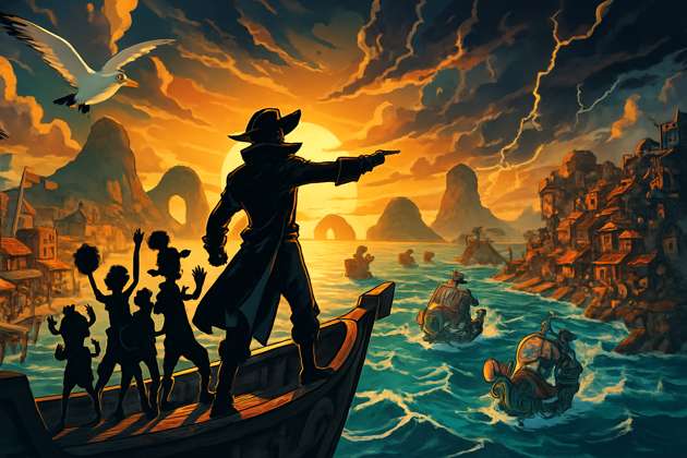 Waves of Grand Adventure - Jabali AI Poster