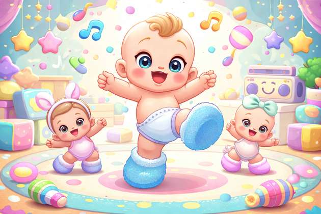 Baby Bounce Battle - Jabali AI Poster