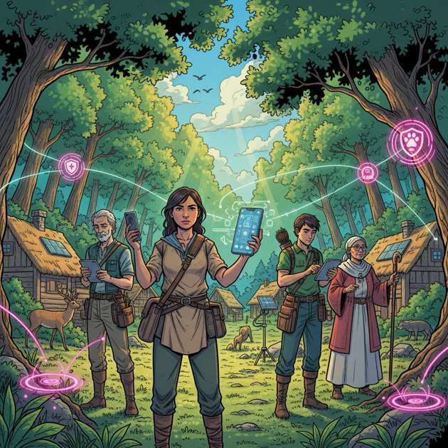 GuardianForest: Wild Harmony - Jabali AI Poster
