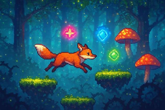 Enchanted Forest Dash - Jabali AI Poster