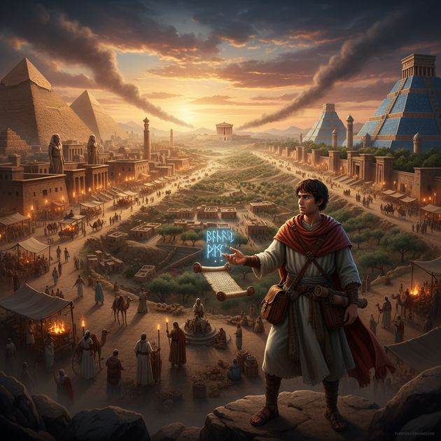 Scrolls of the Ancients - Jabali AI Poster