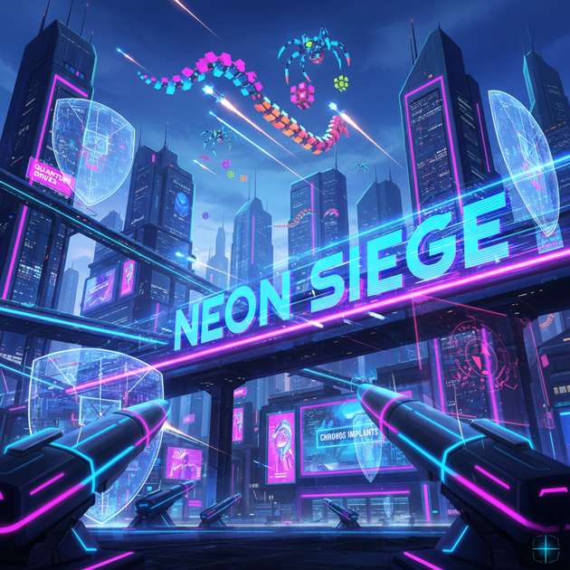 Neon Siege - Jabali AI Poster