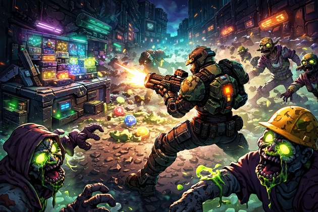Zombie Gun Rush - Jabali AI Poster