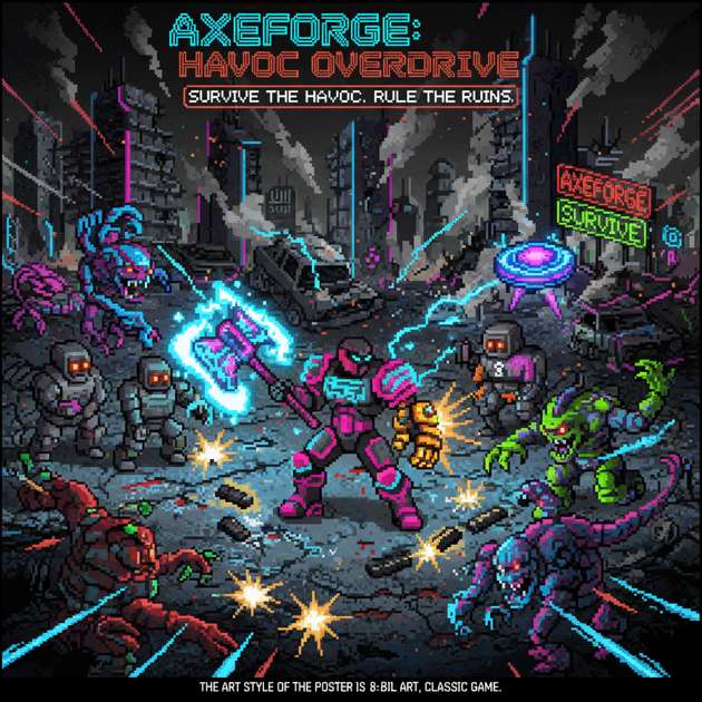 Axeforge: Havoc Overdrive - Jabali AI Poster