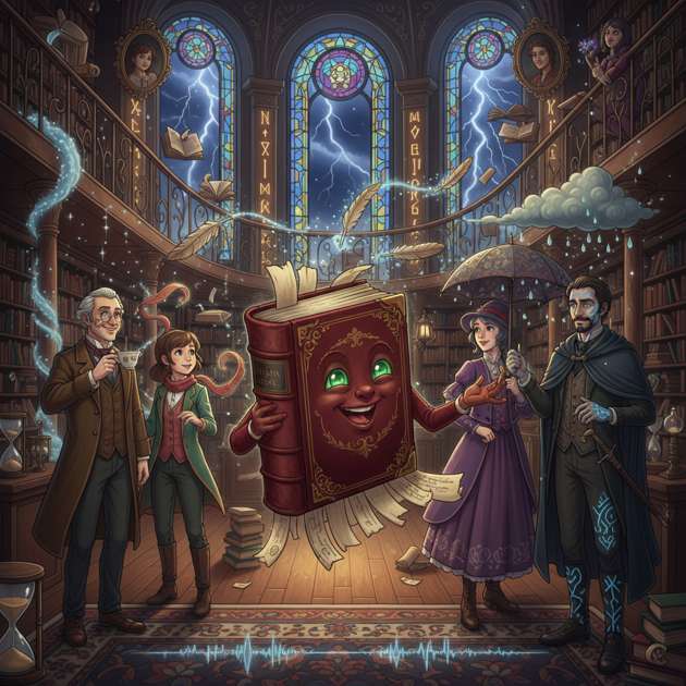 Quibbleton's Arcane Inquiry - Jabali AI Poster
