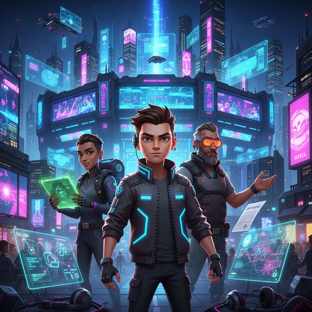 Neon League Manager - Jabali AI Poster