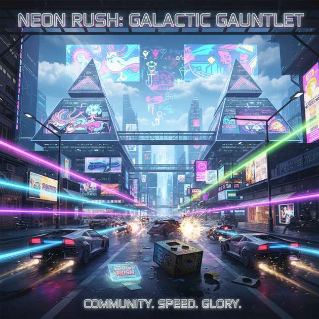 Neon Blitz Racer - 3D Racing by Jabali AI