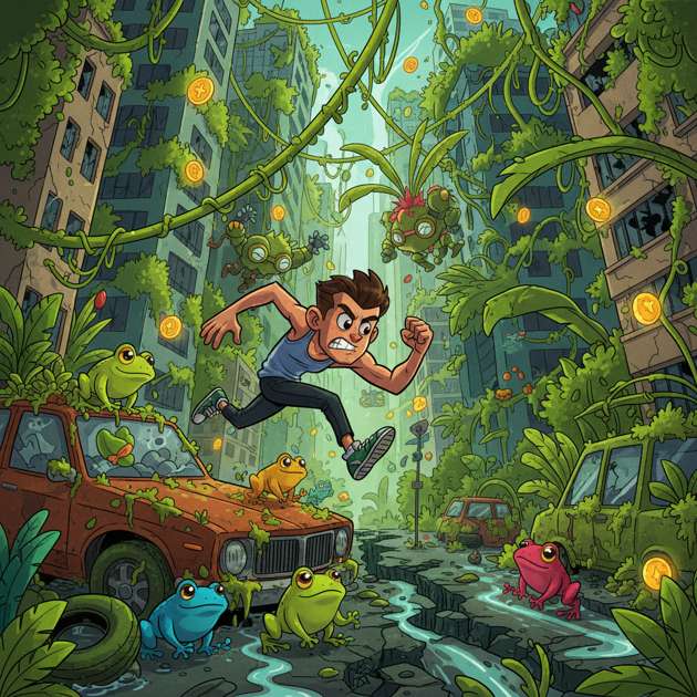 Vine City Dash - Jabali AI Poster