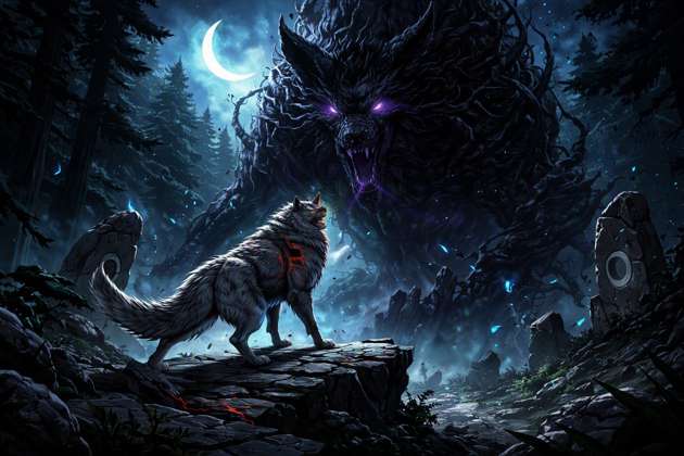 Wolf Chapter 1 Boss Rush - Jabali AI Poster