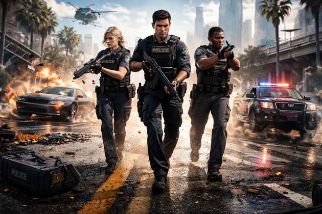 Jai Ash Franklin: Cop Chaos - Jabali AI Poster