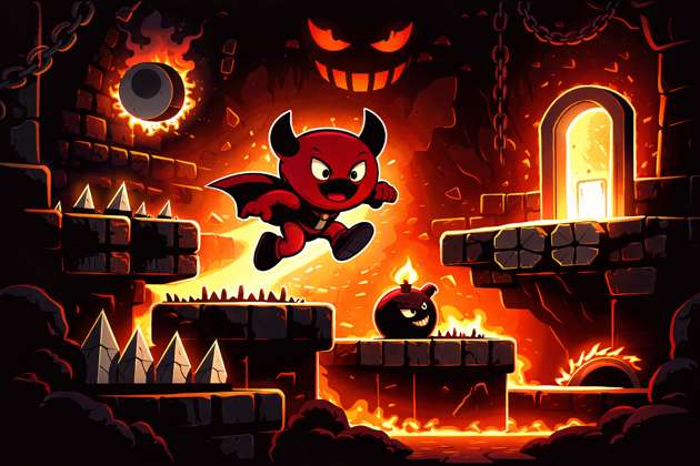 Devil Dash Trapland - Jabali AI Poster