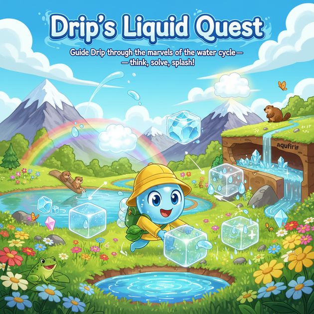Drip's Liquid Quest - Jabali AI Poster