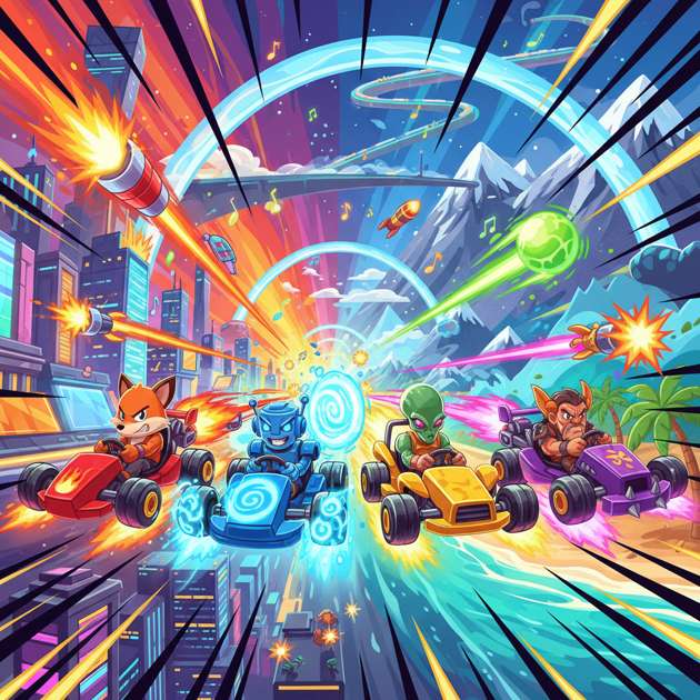 Kart Combat: Turbo Rivals - 3D Racing by Jabali AI