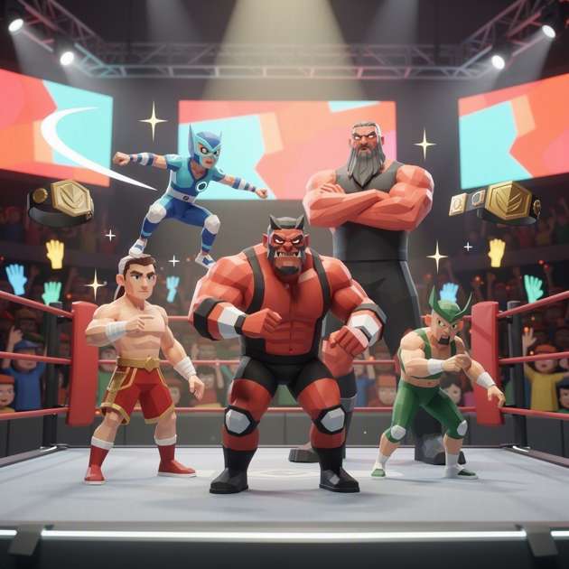 Ring Rumble 3D - Jabali AI Poster