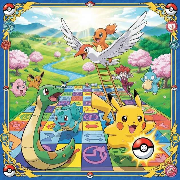 Pokemon Snakes & Ladders - Jabali AI Poster