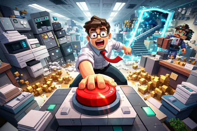 Button Masher Bureaucracy - Jabali AI Poster