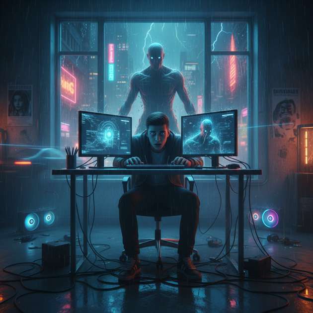 Digital Decay - Jabali AI Poster