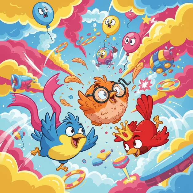 Skyflip Flock Frenzy - Jabali AI Poster