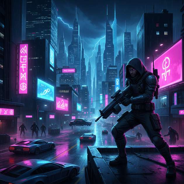 Neon Divide - 3D Open World by Jabali AI