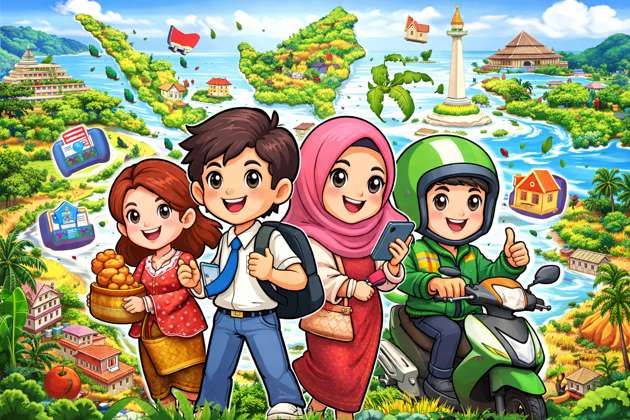 Hidupku Nusantara: Cerita Hidup Indonesia - Jabali AI Poster